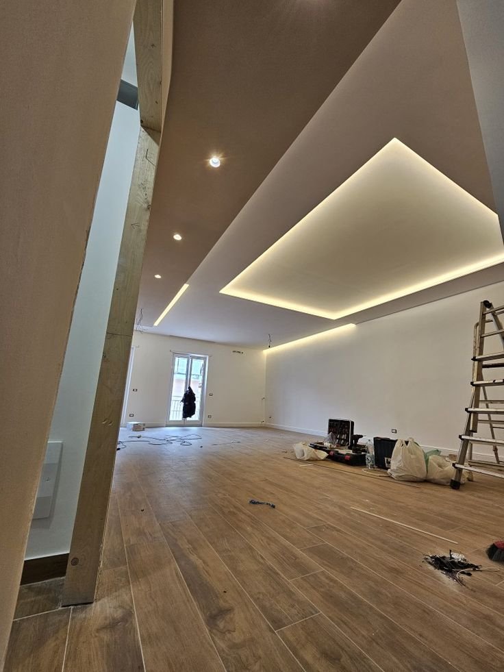 Gipswerk en drywall project door Farwood Timmerwerken